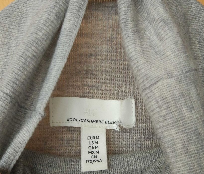 H&M premium вовна кашемір M гольф