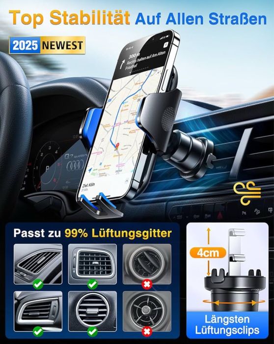 VANMASS Samochodowy uchwyt do telefonu