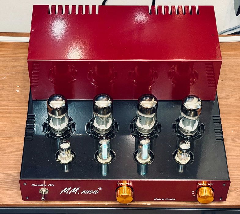 Ламповый 6П3С-Е (=6L6 Fender) push-pull, 2×22Вт NOS 1967, золото ВИДЕО