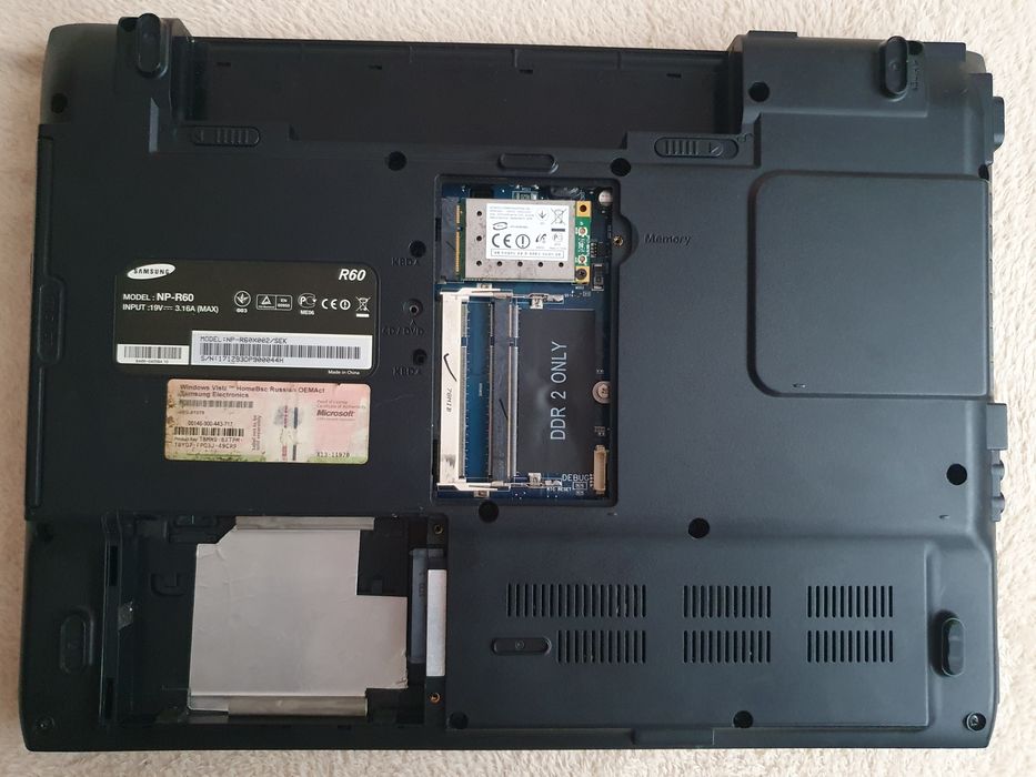 Ноутбук на запчасти Samsung R60