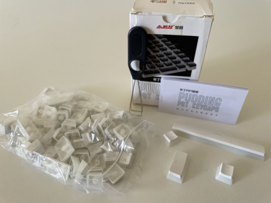 Conjunto 104 Keycaps PBT teclado mecanico