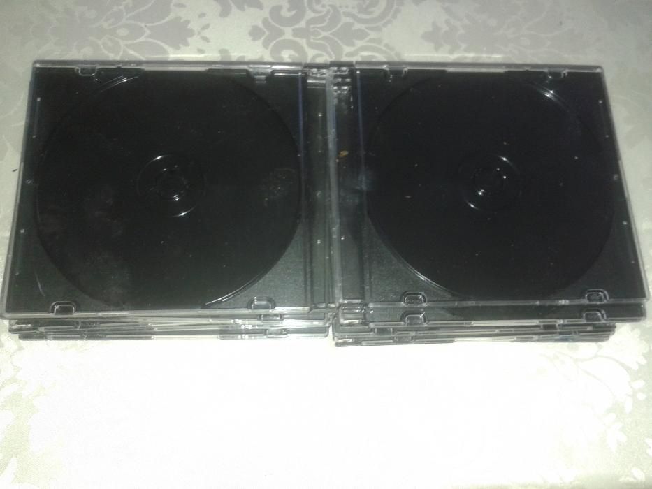 Plastikowe etui pudełka na płyty CD cienkie