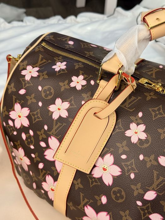 Сумка Louis Vuitton Keepall Bandoulière 45 Monogram Takashi Murakami