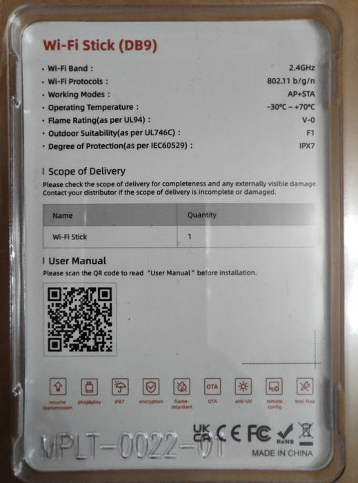 WiFi донгл модуль адаптер для акумуляторів Eenovance