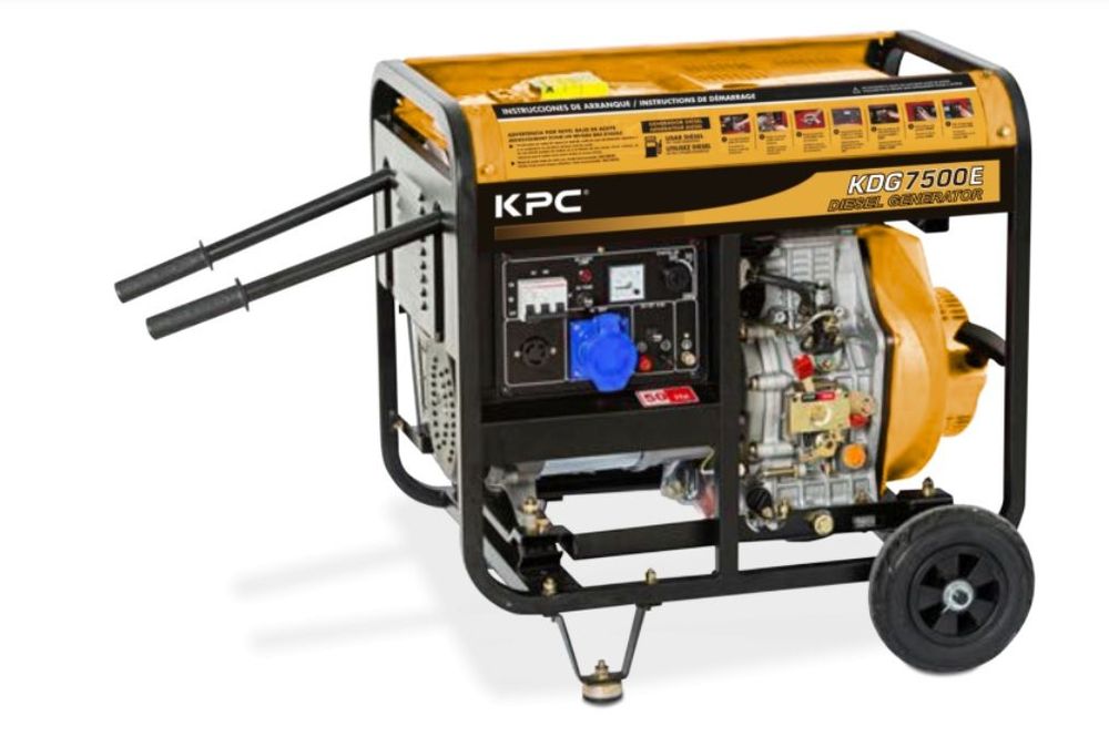 Gerador Diesel KPC KDG7500E Aberto Monofásico 3000 rpm