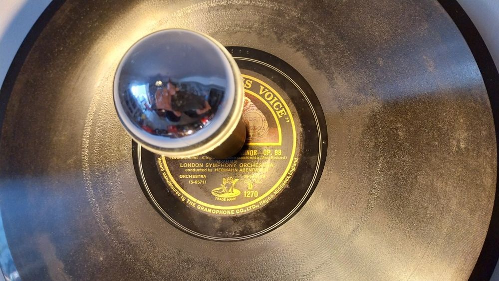 Candeeiro/Disco de vinyl  His master's voice