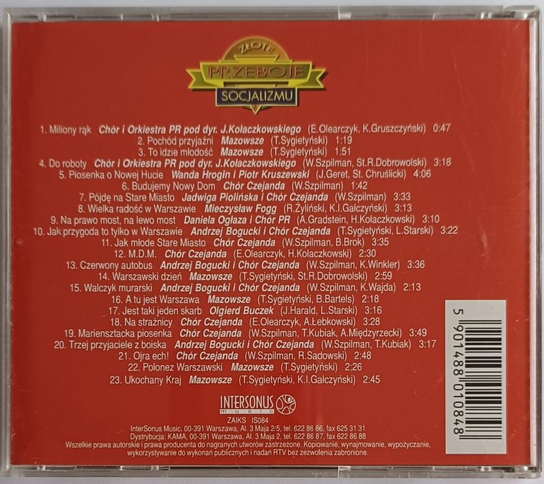 Złote Przeboje Socjalizmu vol.6 1995r