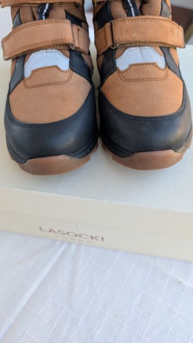 Зимові шкіряні ботінки черевики lasocki 36р
