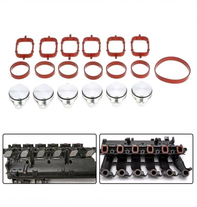 Tampas anular borboletas BMW 33mm e 22mm E60 E90 E39 E46 X5 E64 E65