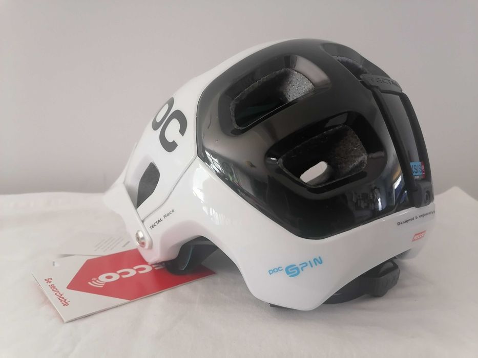 Kask rowerowy Poc Tectal Race Spin Hydrogen White Black XS/S 51-54cm