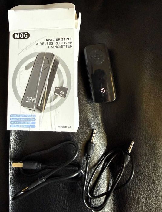 Adapter Bluetooth MRM-POWER Odbiornik/nadajnik Bluetooth 5.3. 2 w 1 M06 czarny