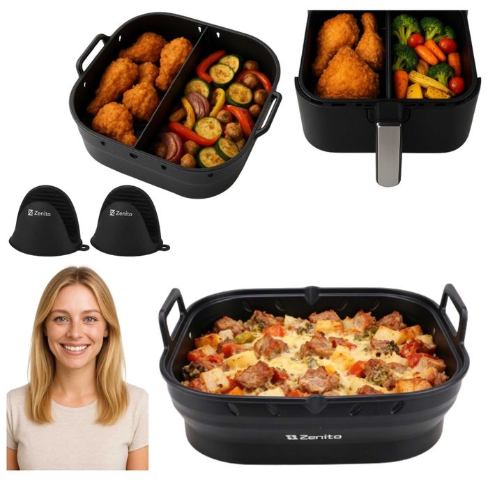 Forma Silikonowa do AIR FRYER Frytkownicy Wkład do Pieczenia + GRATIS