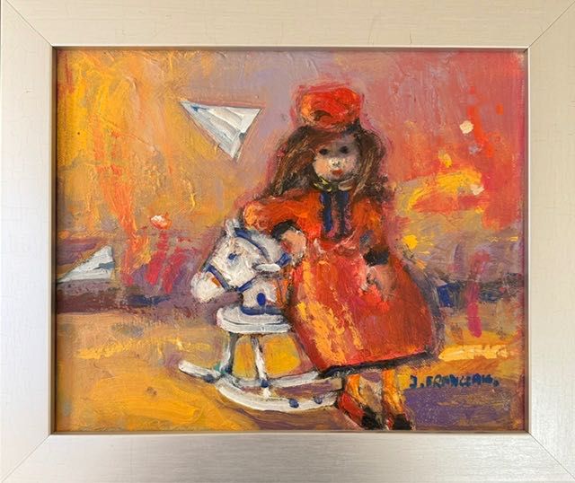 Obraz Józef Franczak „Wio koniku” 30x35