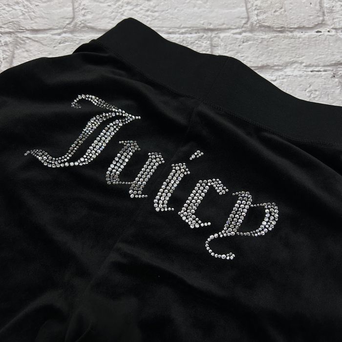 Жіночі спортивні штани Juicy Couture оригінал XS велюр клеш чорні бу
