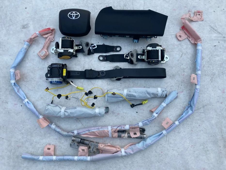 TOYOTA HILUX COROLLA E21 C-HR bZX4 MIRAI RAV4 CAMRY LAND CRUISER  PROACE CROSS AIRBAG SRS AIR BAG KURTYNA KURTYNY PODUSZKA FOTELOWA NAPRAWA REGENERACJA DESKA KONSOLA FOTELA W FOTEL Raz2 PAS PASY USA EU KANADA