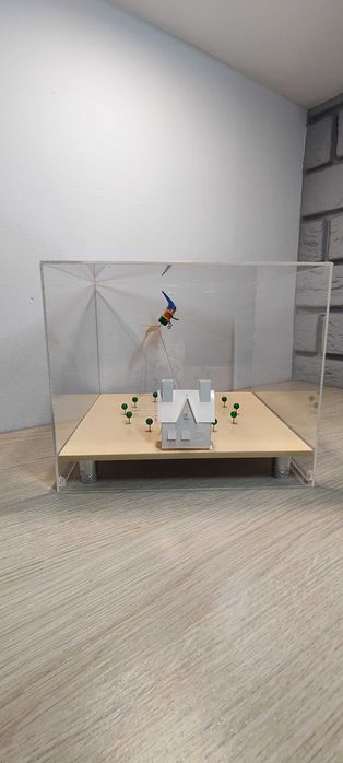 Zegar JECO, Action Art, Maison Lorenz,  Lata 80, unikat kolekcjonerski