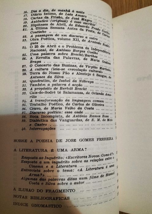 Casimiro de Brito - Prática da Escrita em Tempo de Revolução
