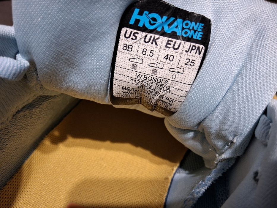 Hoka Bondi 8. Розмір 40. Устілка 25.0см до загину. Оригінал