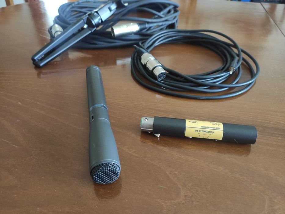 Microfone omnidirecional Audio-Technica AT8010 c/ tripé Manfrotto64584418708097122