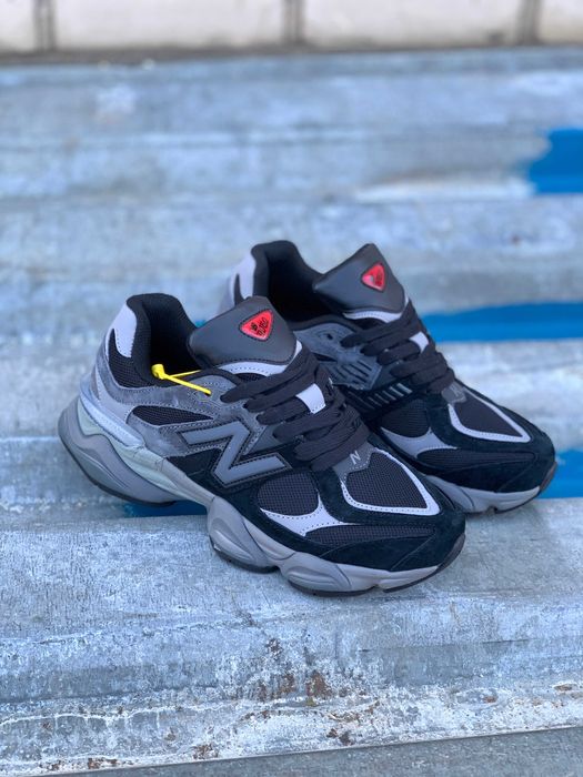 New Balance 9060 Black Grey (41-46) Кросівки чоловічі Нью Беланс сірі