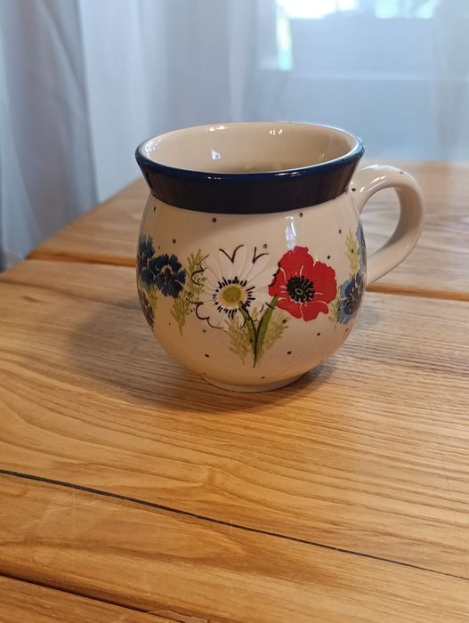 Kubek ceramiczny czeski 300 ml Ceramika Artystyczna Bolesławiec