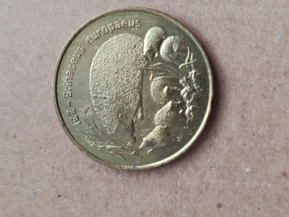 Moneta 2 zł Jeż 1996 r .