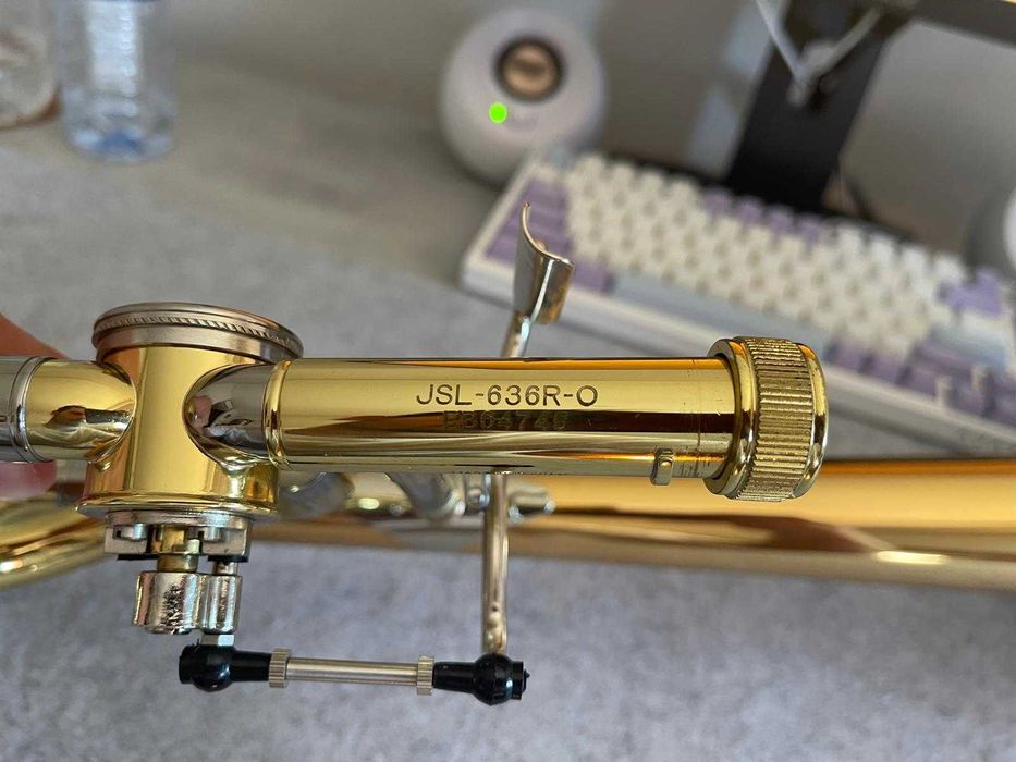 Trombone de Tenor Jupiter JSL-636R-O | Campânula Rose Brass | Como Novo
