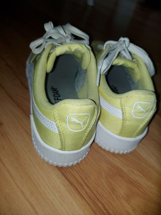 Żółto białe buty Puma