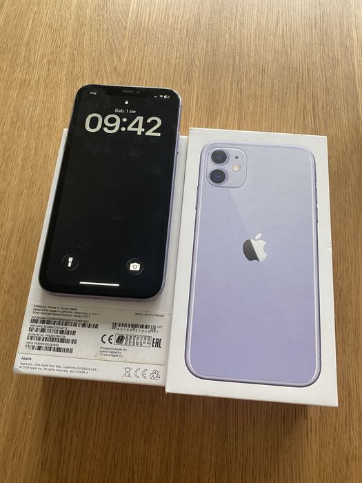 iPhone 11 64GB Z pudełkiem igła stan