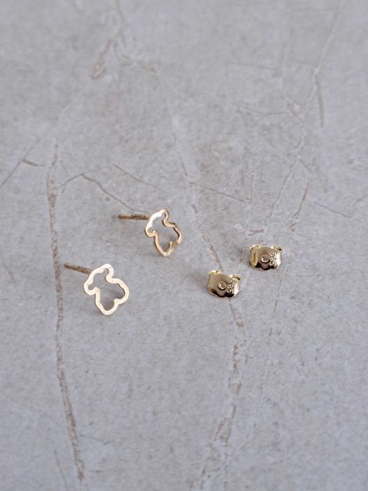 Złote kolczyki wkrętki MIŚ 14K pr.585 Polecam !