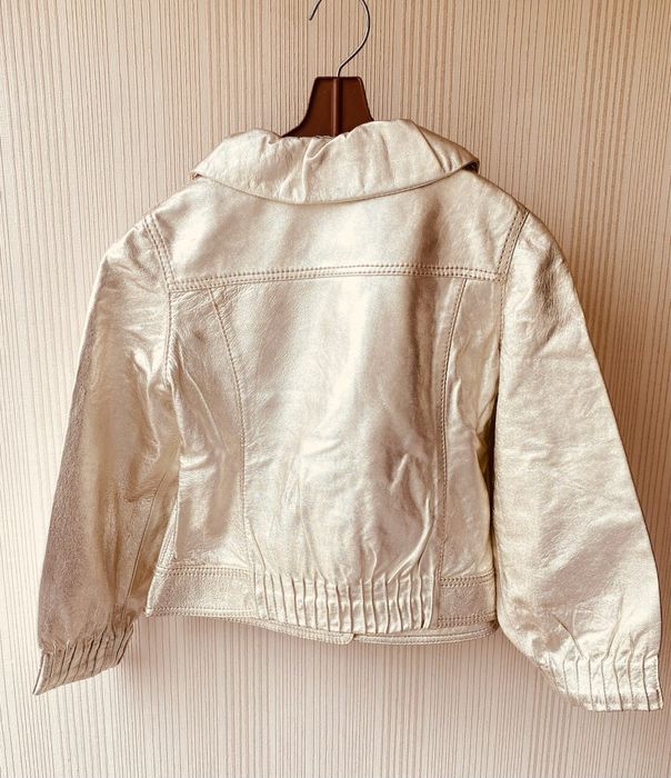 Куртка детская натуральная кожа для девочки