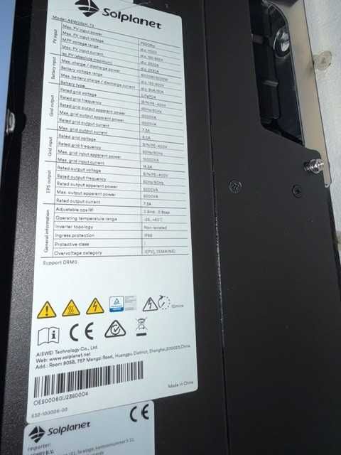 Bateria + Inversor Solplanet 15 kWh