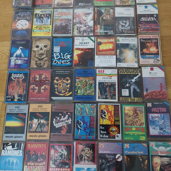 Kasety Metallica i  IRON MAIDEN