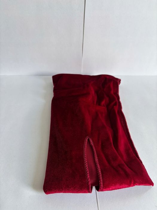 Chusta Na Głowę Bandana Durag Satynowy Premium Czerwony Bloods Y2K