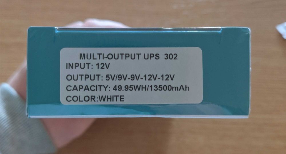 Mini UPS безперебійник для роутера WGP Optima 302 27W 13500Mah