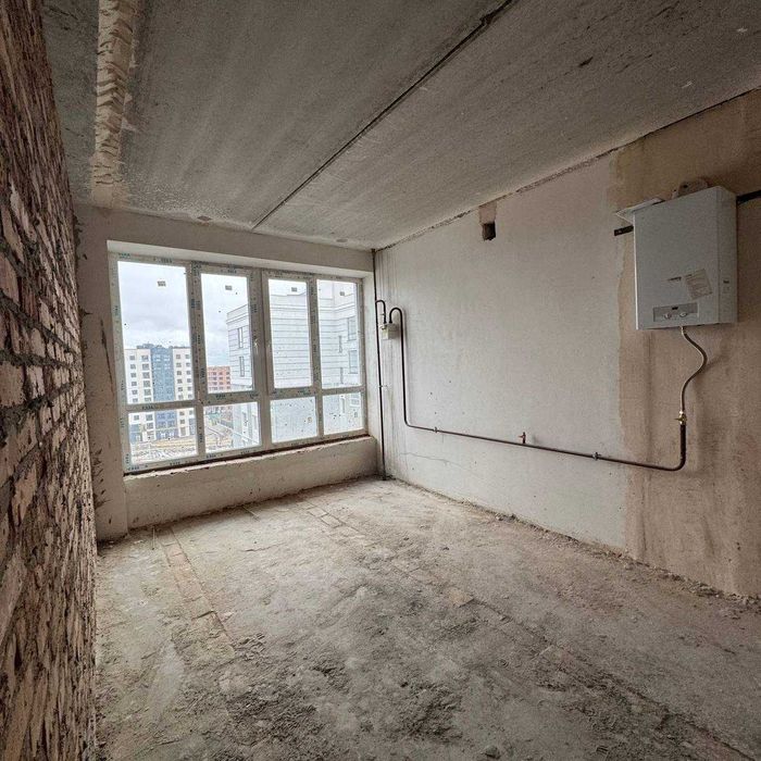 Двокімнатна квартира оформлення мінімальне, газ