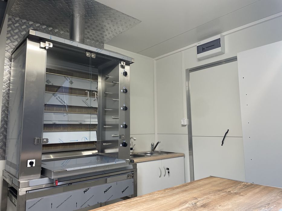 Przyczepa gastronomiczna - kurczak z rożna