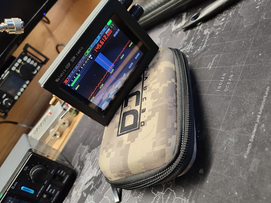 Malachite odbiornik kf hf skaner z wodospadem dsp świetny dotykowy