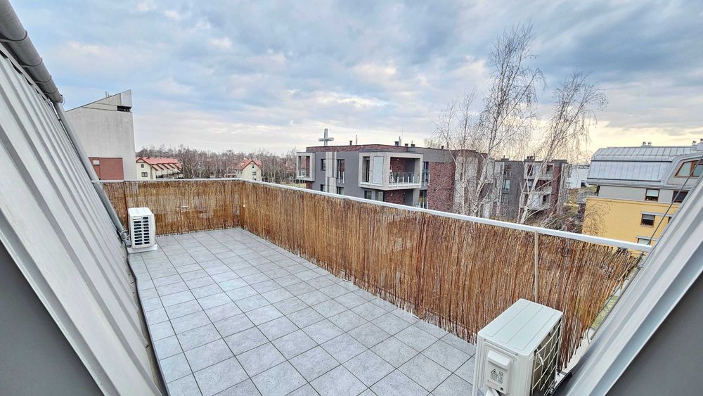 Taras 18 m2 | 2 pokoje | 56m2 (58,5m2 po podłodze) | garaż | ul. Chełmońskiego | Bronowice Residence