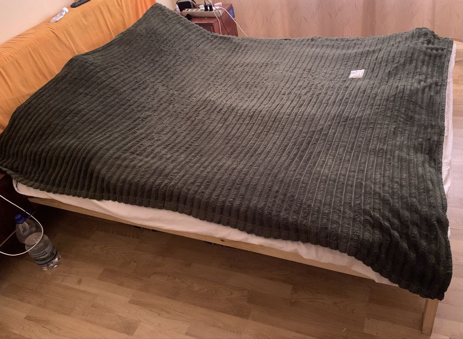 Ліжко двоспальне, 160х200, натуральне дерево