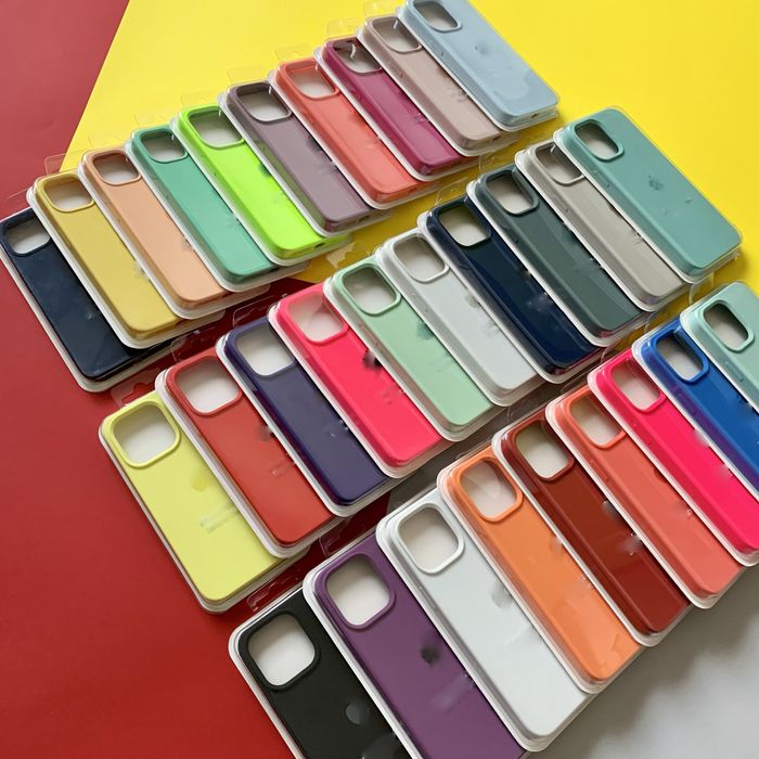 Силіконовий чохол чехол кейс з мікрофіброю для на IPhone 13 Pro Max