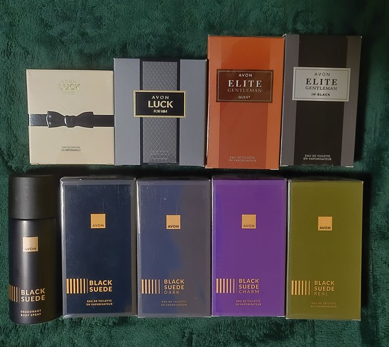 avon attraction,FullSpeed,BlackSuede,Incandessence, Treselle,LBD,Luck