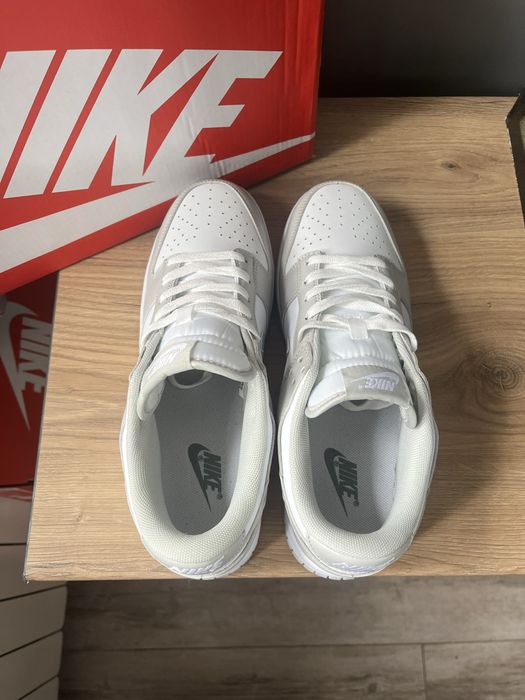 Nike Dunk Low biale szare nowe + pudelko