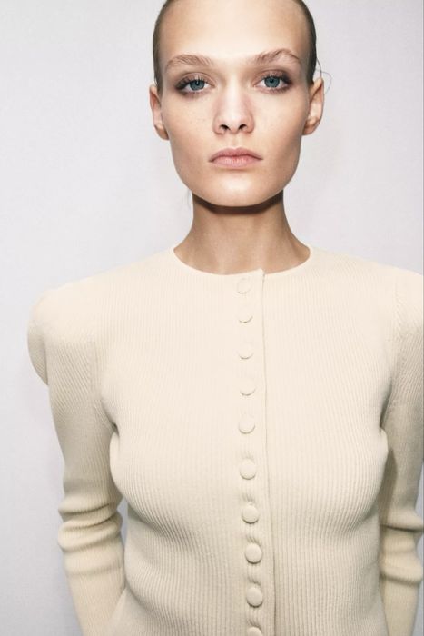 Кардиган  молочний zara