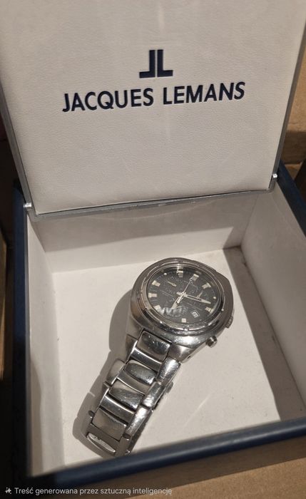 Jacques Lemans Chronograf | Szkło Szafirowe | 10 ATM | Stal 316L