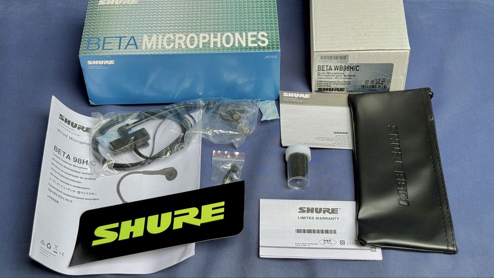 Shure Beta98 для бодіпаку 4-pin підключення для саксофону, труби