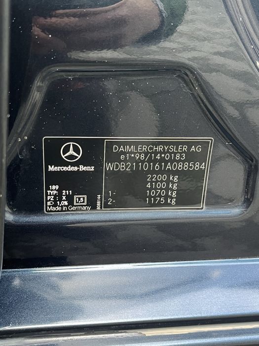 Mercedes-Benz E-Class 2002 VIN WDB2110161A088584 фото оголошення 15 з 24