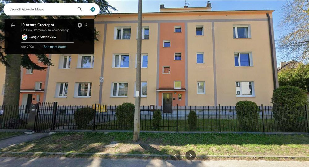 Wynajme mieszkanie Oliwa ulica Grottgera 19 - 3 pokoje z ladnym widokiem na las (tez dla studentow)