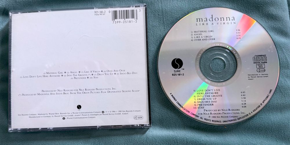 Madonna Varios Itens