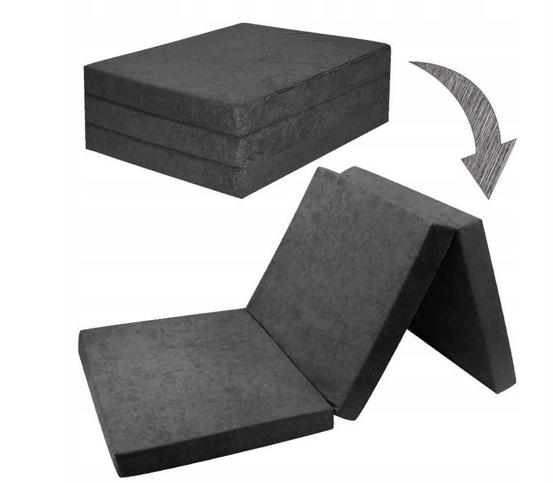 Nowy MATERAC ROZKŁADANY Składany Turystyczny 195x80cm (PROMOCJA)